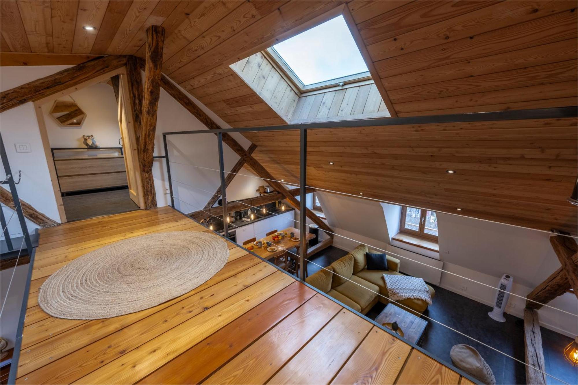 Superbe Loft - Situ Sur La Place Centrale バルスロネット エクステリア 写真