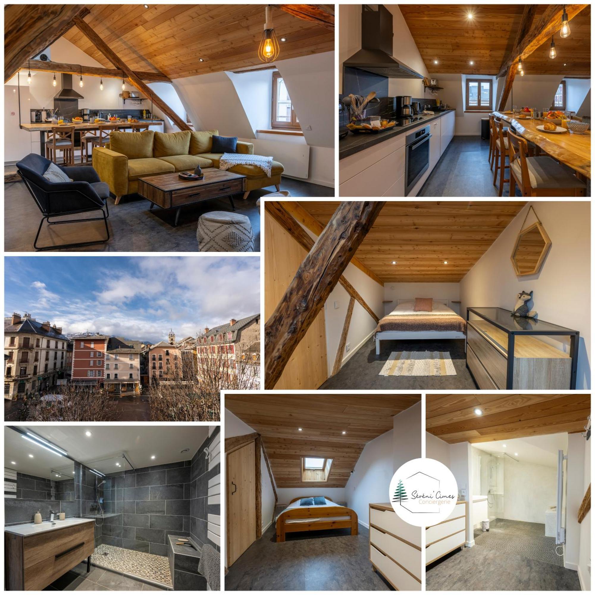 Superbe Loft - Situ Sur La Place Centrale バルスロネット エクステリア 写真
